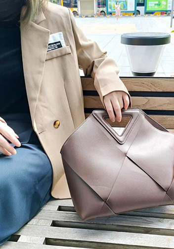 Euclid Large Woven Bag Choco