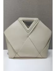 Euclid Large Woven Bag Cream