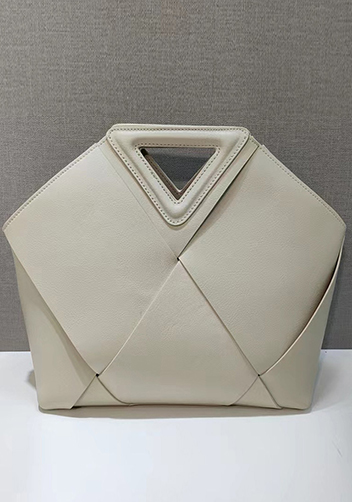Euclid Large Woven Bag Cream
