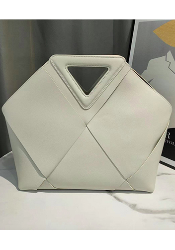 Euclid Large Woven Bag Cream