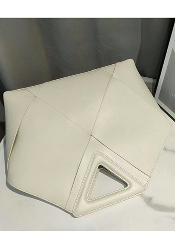 Euclid Large Woven Bag Cream