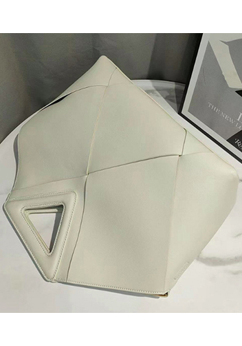 Euclid Large Woven Bag Cream