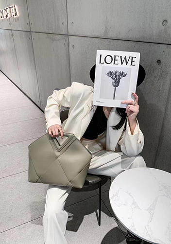 Euclid Large Woven Bag Khaki