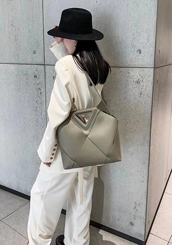 Euclid Large Woven Bag Khaki