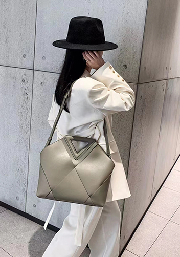 Euclid Large Woven Bag Khaki
