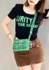 Mia Plaid Square Leather Shoulder Mini Bag Racing Green