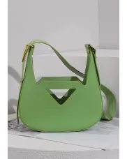 The JAB Leather Shoulder Bag Green