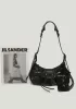 The Route 66 XS Studded Faux Leather Shoulder Bag Black