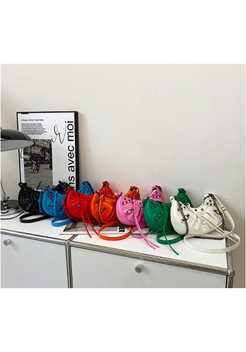 The Route Mini Studded Faux Leather Shoulder Bag Black
