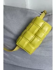 Mia Padded Leather Belt Bag Kiwi