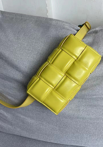 Mia Padded Leather Belt Bag Kiwi