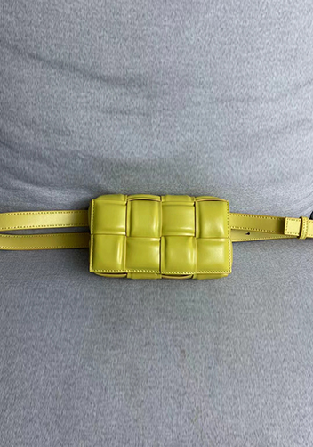 Mia Padded Leather Belt Bag Kiwi