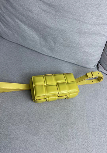 Mia Padded Leather Belt Bag Kiwi