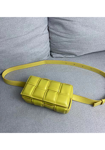 Mia Padded Leather Belt Bag Kiwi