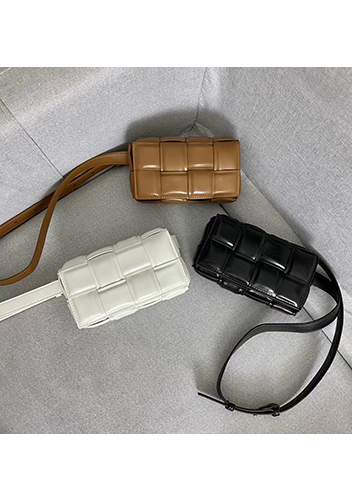 Mia Padded Leather Belt Bag Racing Green