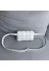 Mia Padded Leather Belt Bag White