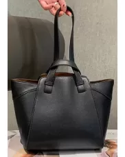 Adrienne Multifunctional Leather Bag Black