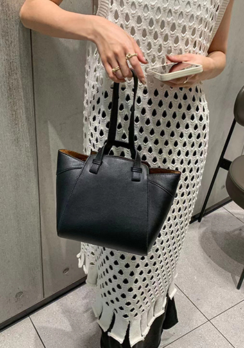Adrienne Multifunctional Leather Bag Black