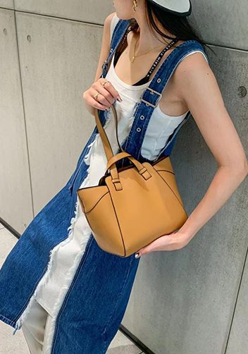 Adrienne Multifunctional Leather Bag Camel