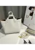 Adrienne Multifunctional Leather Bag Cream