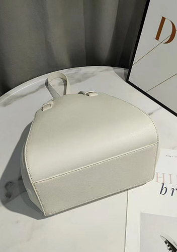 Adrienne Multifunctional Leather Bag Cream