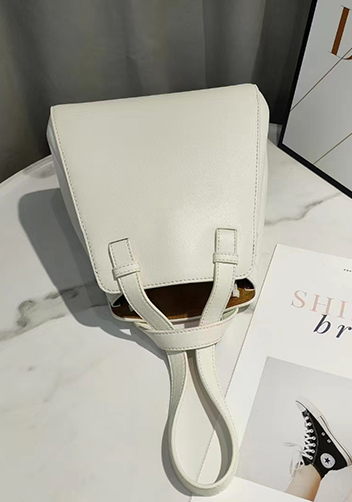 Adrienne Multifunctional Leather Bag Cream