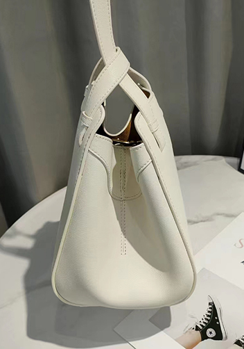 Adrienne Multifunctional Leather Bag Cream