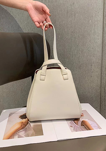Adrienne Multifunctional Leather Bag Cream