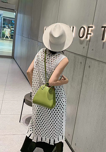 Adrienne Multifunctional Leather Bag Green
