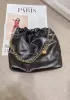 Adela Small Leather Handbag Black
