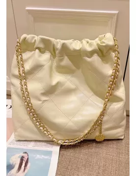 Adela Small Leather Handbag White