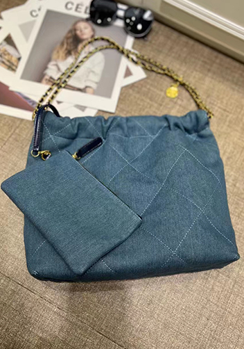 Adela Small Denim Handbag