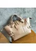 Mia Woven Small Leather Shoulder Bag Beige