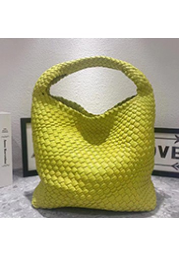 Mia Hobo Woven Single Handle Tote  Kiwi