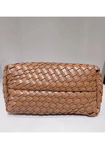 Mia Hobo Woven Single Handle Tote Camel