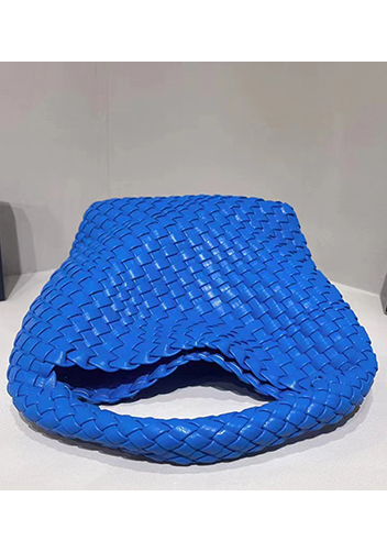 Mia Hobo Woven Single Handle Tote Electric Blue