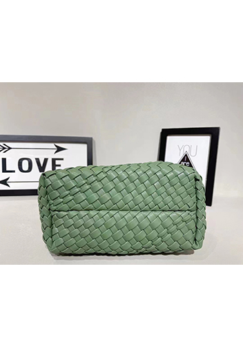 Mia Hobo Woven Single Handle Tote Green