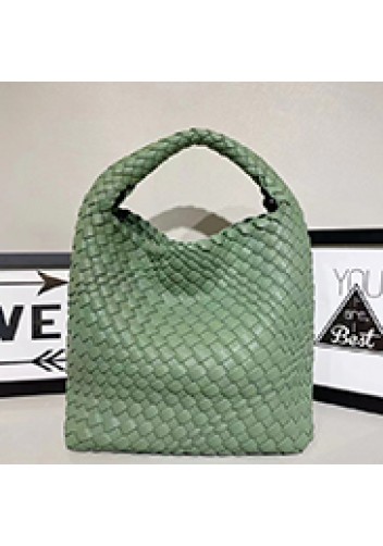 Mia Hobo Woven Single Handle Tote Green