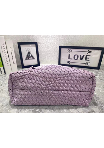 Mia Hobo Woven Single Handle Tote Violet