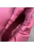 Dina Leather Shoulder Hobo Bag Pink