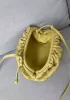 Dina Woven Leather Clutch Shoulder Small Bag Yellow