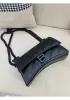 Bonnie Leather Small Chain Shoulder Bag Black