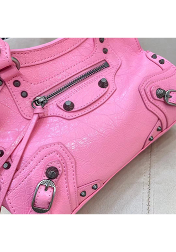 The Route 66 Brushed Leather Medium Tote Pink