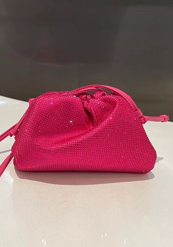 Dina Clutch Shoulder Small Bag Rhinestone Designs Barbie