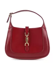 Daphne Leather Shoulder Bag Burgundy