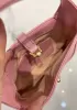 Daphne Leather Shoulder Bag Pink