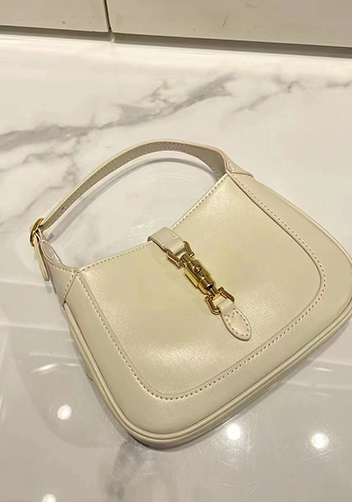 Daphne Leather Shoulder Bag White
