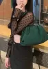 Dina Clutch Shoulder Large Bag Rhinestone Designs Green