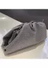 Dina Clutch Shoulder Large Bag Rhinestone Designs Grey
