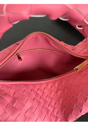 Dina Medium Knotted Intrecciato Leather Tote Barbie